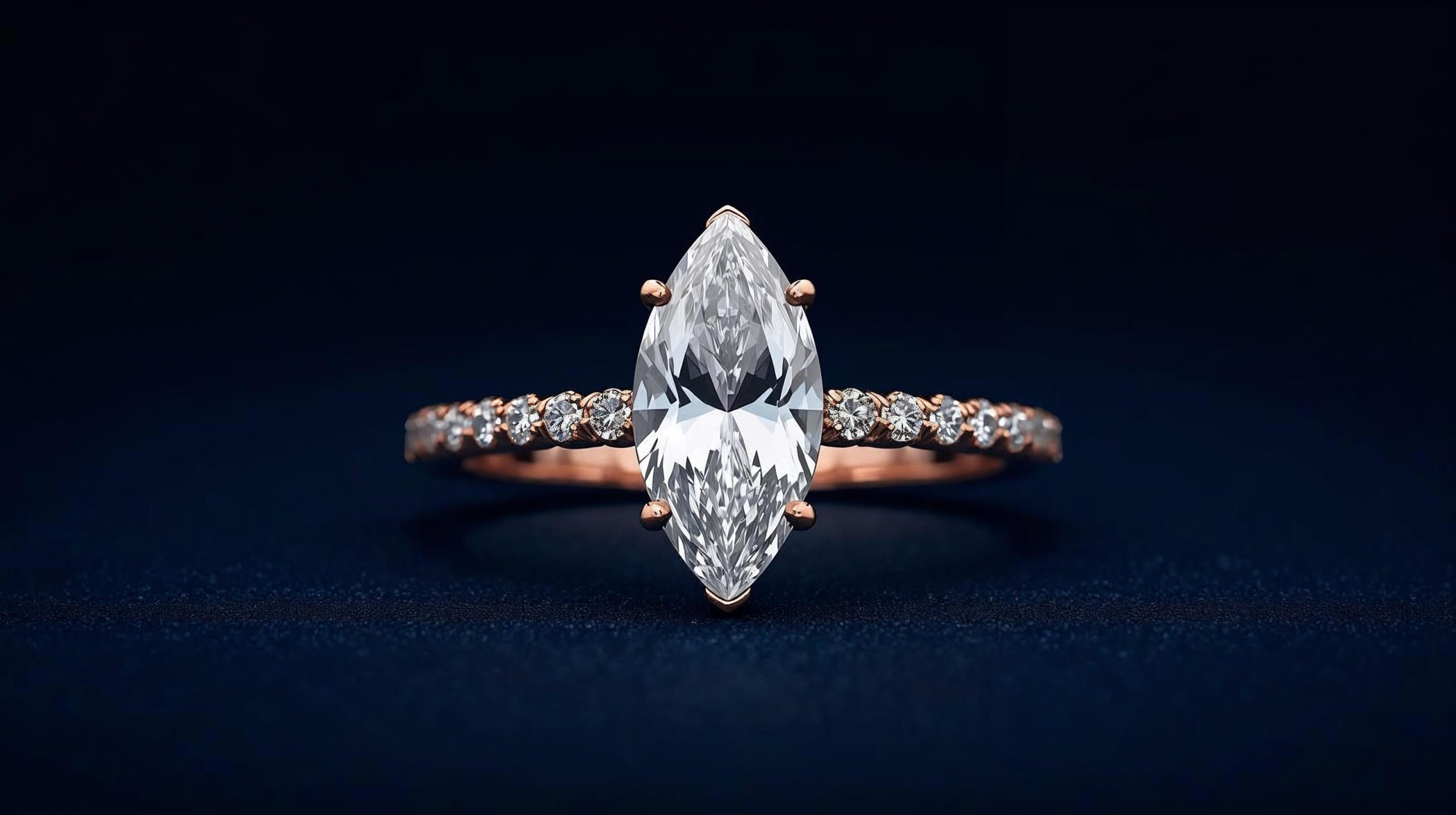 Marquise Diamond Bridal Stack